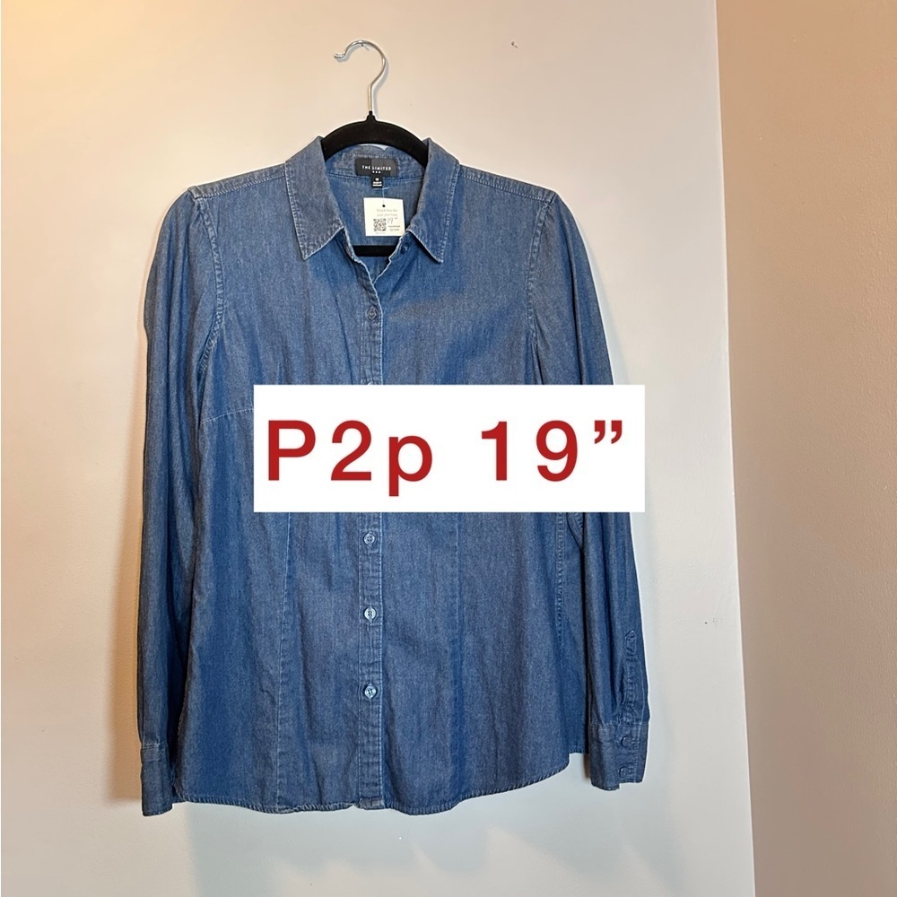 Tool blouse upcycle hand button down - image 6